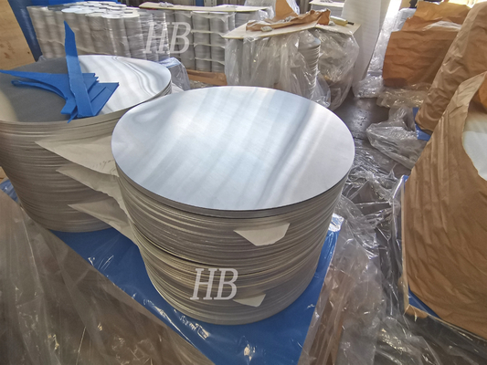 Alliage en aluminium 1100 de blanc de disque de finition forte faite sur commande de moulin pour les cocottes en terre en aluminium